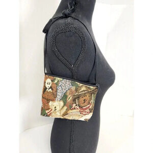 It's A Becky Bag Hand-Crafted USA Bear Stitch Patch Work Cross Shoulder …